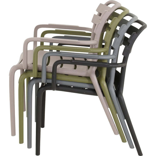 Lesli Living bistrostoel Torvi - taupe - 65x69,5x76cm