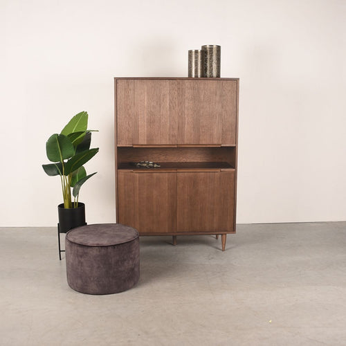 LABEL51 Bergkast Jule - Bruin Eikenhout - 49x110x158cm