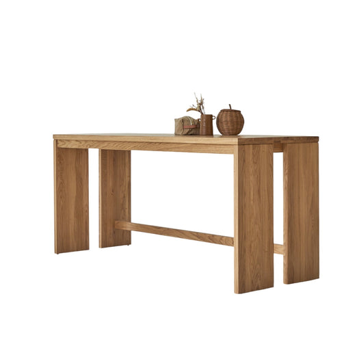Tikamoon Massief eiken kinderbureau 160 cm - Naturel - vtwonen shop