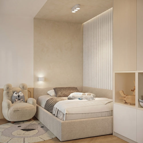Sollux Lighting Wandlamp AURA wit Gx53 - 10x12x6cm