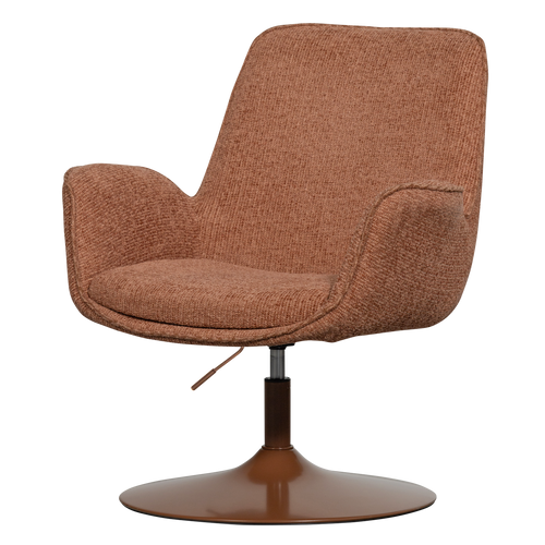 WOOOD verstelbare fauteuil Marten - Polyester - Oranje - 91x79x76 - vtwonen shop