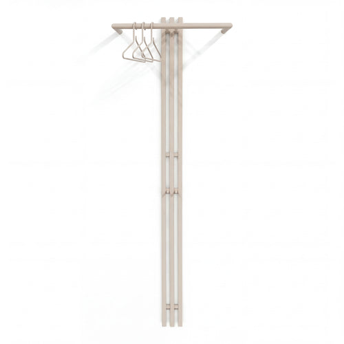 Spinder Design kapstok Senza 5 - Silky Taupe - 2 haken