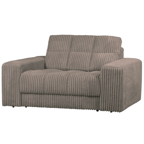 WOOOD loveseat Second Date - Grove Ribstof - Mud - 78x136x101 - vtwonen shop