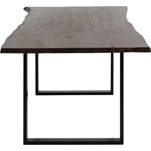 Kare Design Eettafel Harmony 180x90cm walnoot zwart
