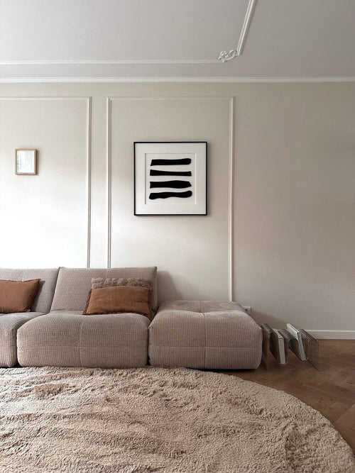 Hoogpolig Organisch vloerkleed Furr Stone bruin - Interieur05 - 290 x 200 cm - vtwonen shop