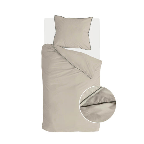 Walra - Dekbedovertrek Sweet Softy - 140x220 cm - Zand