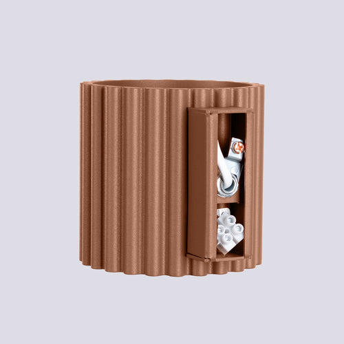 Sollux Lighting Wandlamp AURA mokka G9 - 10x12x10cm