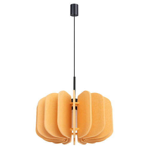 Sollux Lighting Hanglamp MULA 45 geel - 45x45x146cm