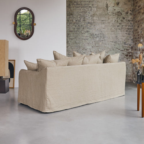 Tikamoon 5-zitsbank van natuurlijk linnen - Naturel - vtwonen shop