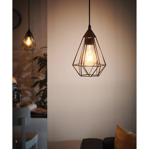 EGLO hanglamp Tarbes - e27 - ø 17,5 cm - zwart