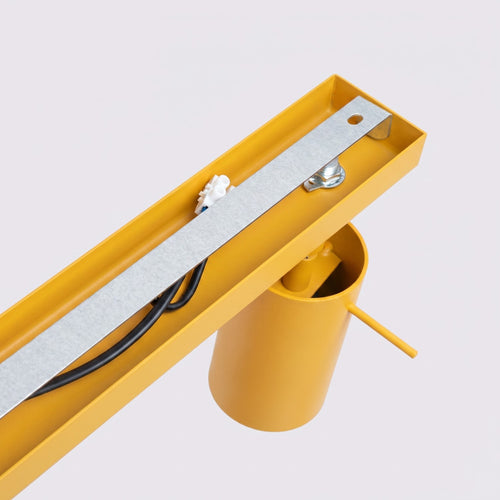 Sollux Lighting Plafondlamp RING 6L geel - 118x6x16cm
