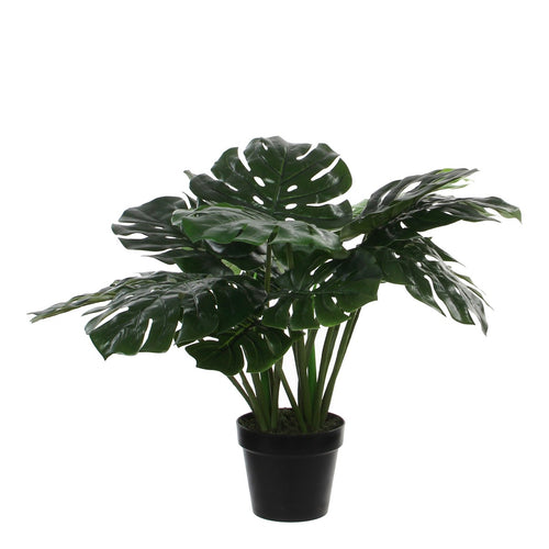 Mica Decorations Monstera Kunstplant - H60 x Ø80 cm - Groen