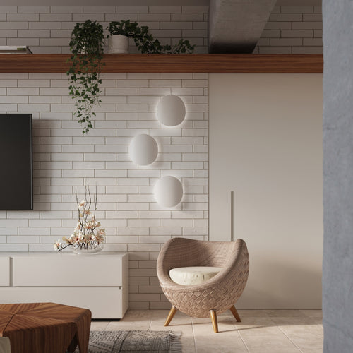 Sollux Lighting Wandlamp SENSES wit - 25x8x29cm