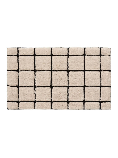 benuta badmat Noa - crème/zwart - 50x80 cm