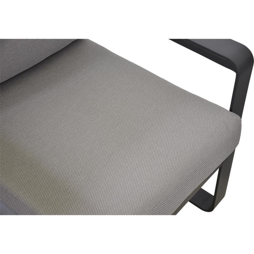 Lesli Living loungebank Belezza - antraciet - 194x78x73cm
