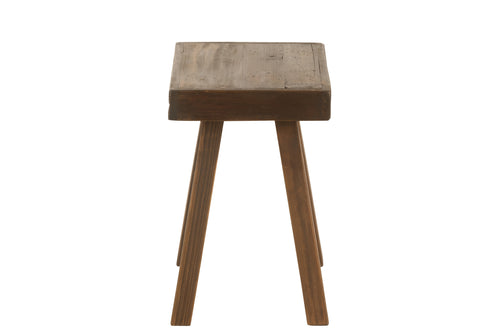 J-Line kruk basic - hout - bruin - vtwonen shop