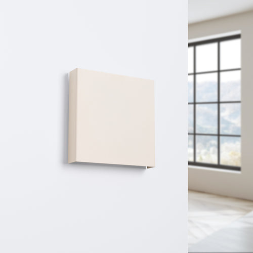 Sollux Lighting Wandlamp VANTA beige - 15x2,4x15cm