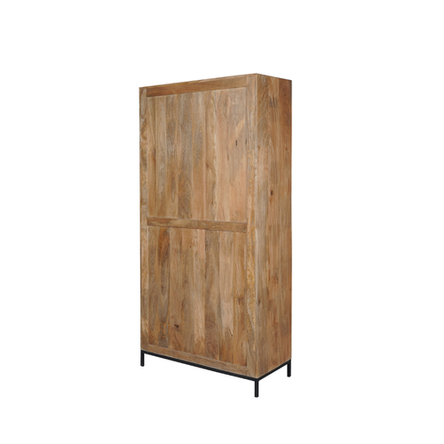 Starfurn  vitrinekast RichWood - bruin - 45x100x200cm - vtwonen shop