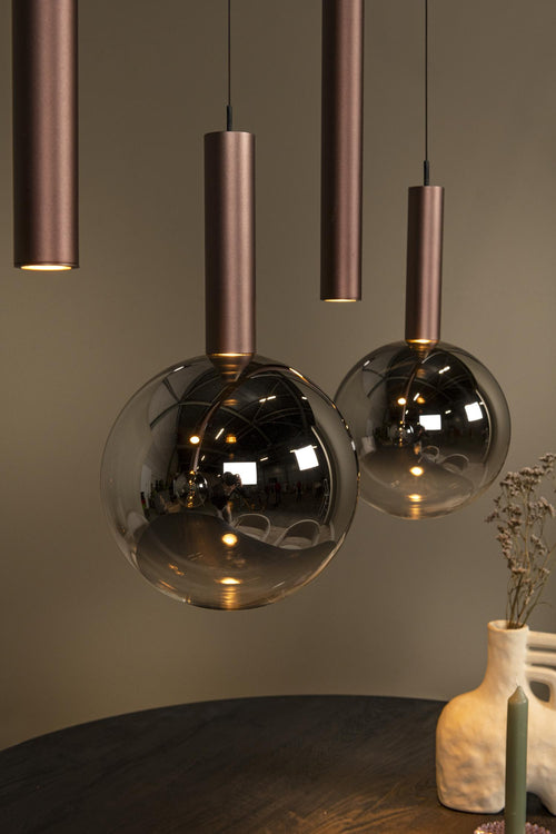 Lucide hanglamp JASMINE - Geïntegreerde LED - Koper