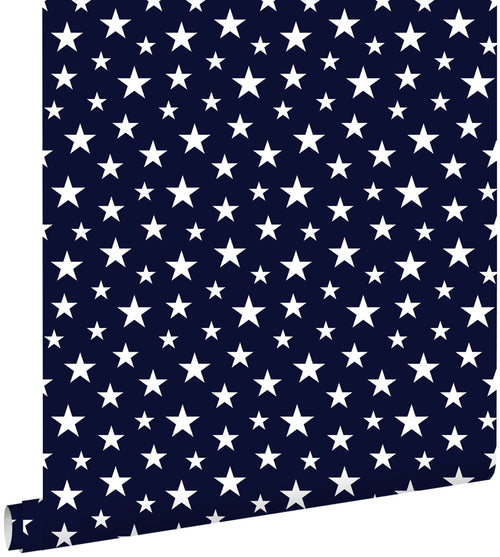 ESTAhome behang sterretjes donkerblauw - 53 cm x 10,05 m - 138730 - vtwonen shop