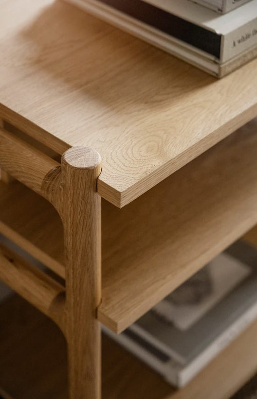 Rowico Home Holton Hoge Houten Wandkast - B 140 cm - Naturel - vtwonen shop