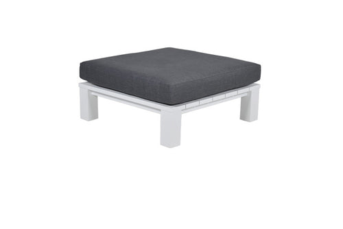 Cube lounge tafel - 100x100 cm - mat wit - reflex black - vtwonen shop