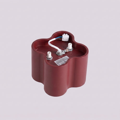 Sollux Lighting Plafondlamp OVIO 1 bordeaux GU10 - 12x12x10cm