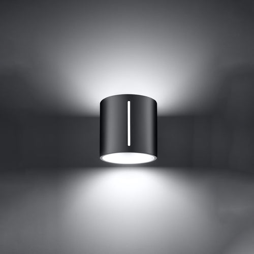 Sollux Lighting Wandlamp INEZ grijs - 10x12x10cm