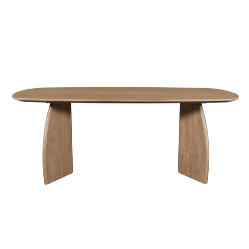 DÉJA Living Eettafel Majada - Deens Ovaal Naturel Mangohout - 200x100x76cm - vtwonen shop