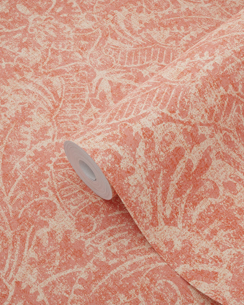 ESTAhome behang ornamenten zalm roze - 50 x 900 cm - 131617