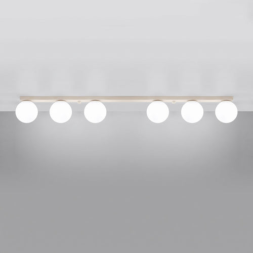 Sollux Lighting Plafondlamp YOLI 6 beige - 120x12x14,5cm