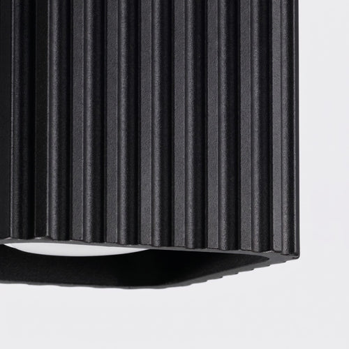 Sollux Lighting Plafondlamp RIFF 1 zwart GU10 - 10x10x10cm