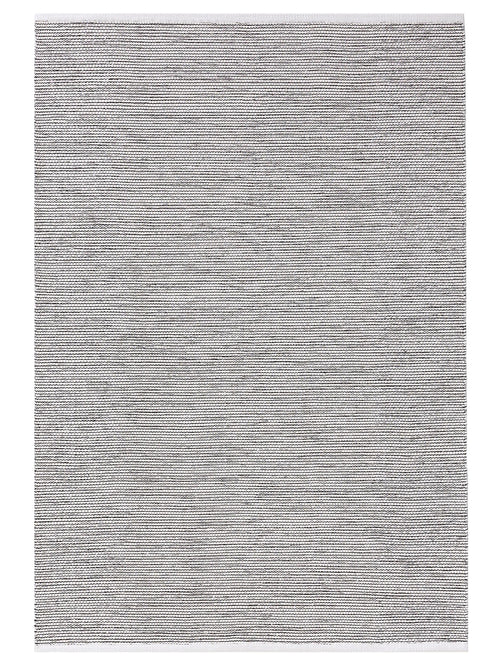 benuta katoenen vloerkleed Ron - beige/zwart - 200x290 cm