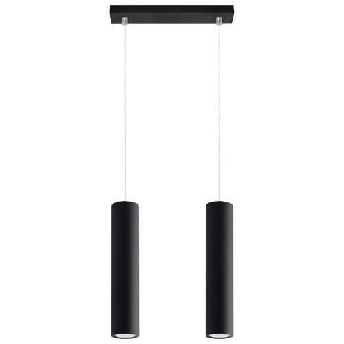 Sollux Lighting Hanglamp LAGOS 2 zwart - 30x6x90cm