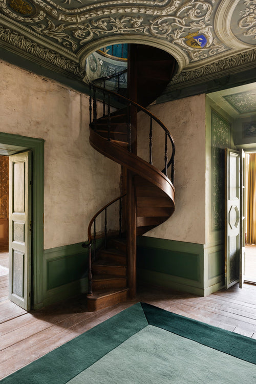 Nouristan Herat Orient Teppich Guzara Olive-Green Cream 80x240 cm