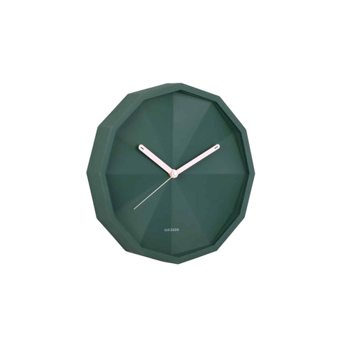 Karlsson wandklok Firenze - groen - Ø30.6cm