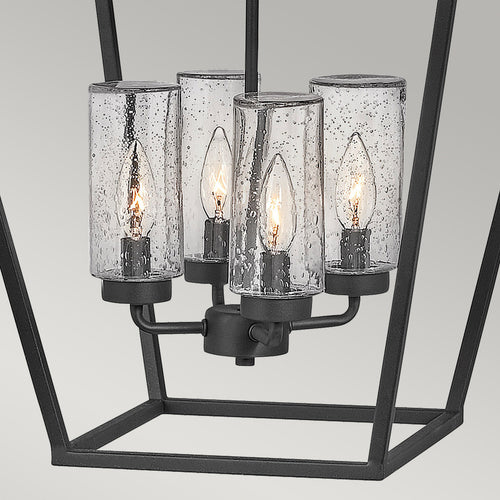 Elstead Hinkley Alford Outdoor hanglamp museum zwart, IP44