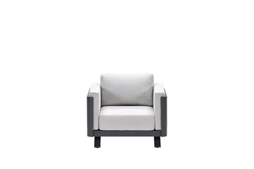 Realdo lounge fauteuil - carbon black - valley sand