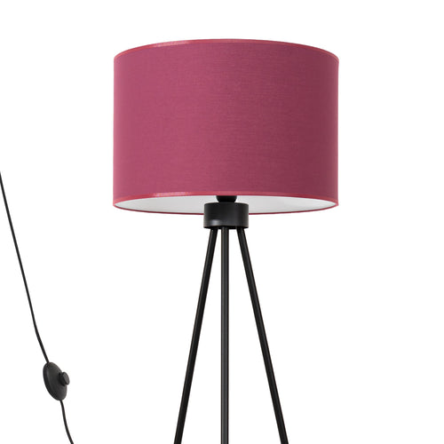 Sollux Lighting Vloerlamp NEVIA bordeaux - 40x40x135cm