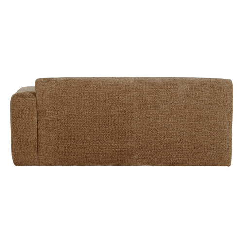 WOOOD 2-zits bank arm rechts Mojo Base - Wollig - Honinggeel - 74x185x97