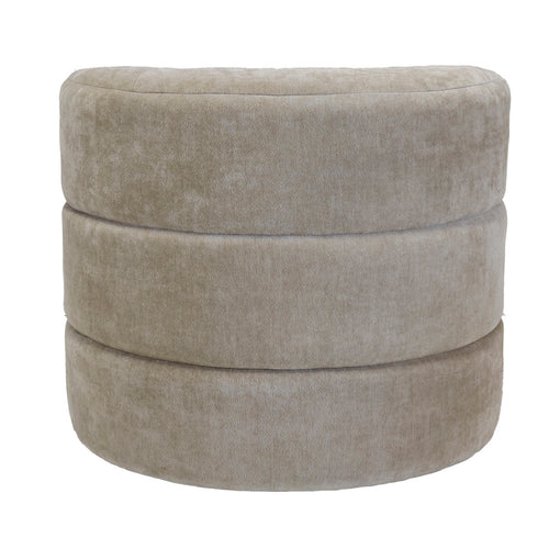 DÉJA Living Draaifauteuil Ethan - Beige Stof - 88x95x75cm