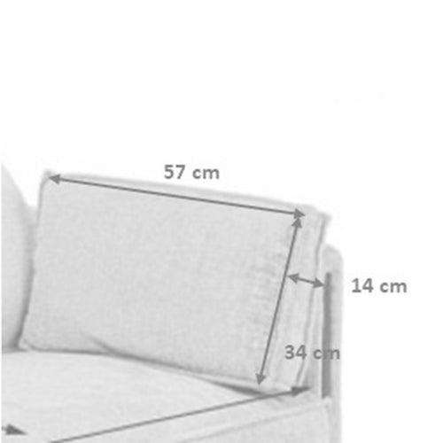 Kare Design Sofa Victor 3-Zits beige