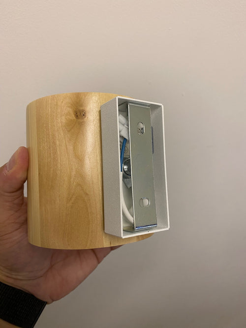 Sollux wandlamp Orbis - 1 lichts - 12  x 10   cm - bruin - vtwonen shop