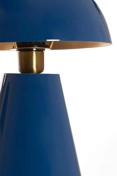 Light & Living tafellamp SURRINA - Ø26x41cm - blauw