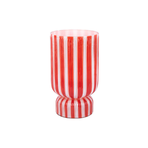 Present Time vaas Raydo Retro - rood - Ø25cm