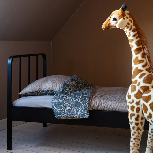 WOOOD bed Mees- Metaal - Zwart - 90x208x95 - vtwonen shop