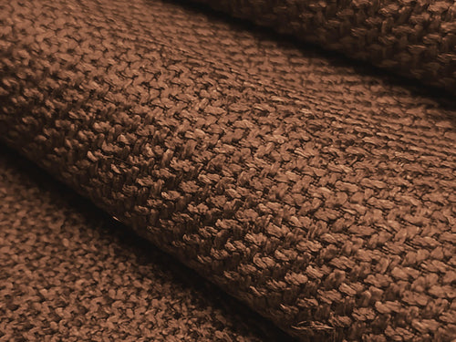 LaMiaSofa hoekbank rechts Melissa - textuurstof - terracotta - 224x166x70