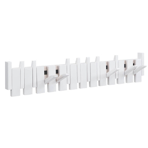 Home Deluxe Kapstok PORTE - 80 x 3,5 x 15 cm, wit