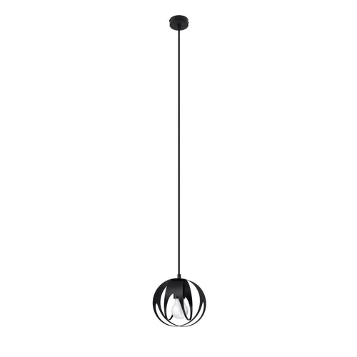 Sollux Lighting Hanglamp TULOS 1 zwart - 16x16x125cm
