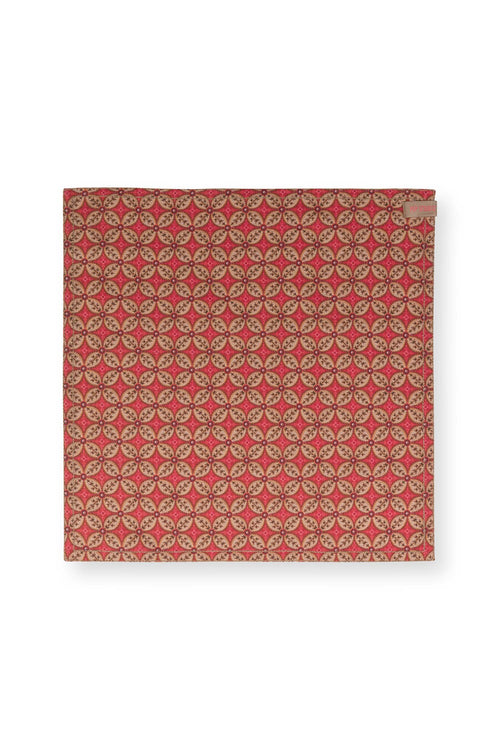 Pip Studio - Blooming Tales Bustani Dark Red - Set van 4 Servetten - 40x40cm
